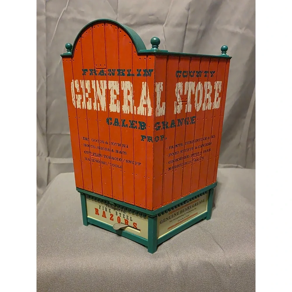Vintage Enesco Franklin County General Store Yesteryears Musical Animated